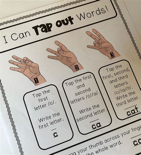 Tapping Out Words Worksheets