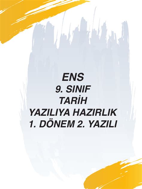 Tarih 9 Sınıf