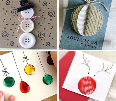 Tarjetas de Navidad sencillas y creativas para impresionar a tus seres queridos