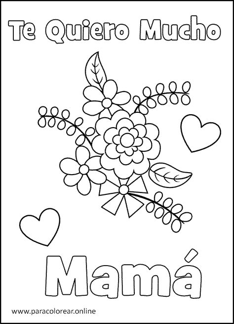 ¡Tarjetas para colorear del Día de la Madre para expresar tu amor y cariño!