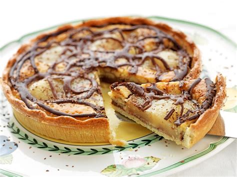 tarte poire chocolat - Marmiton