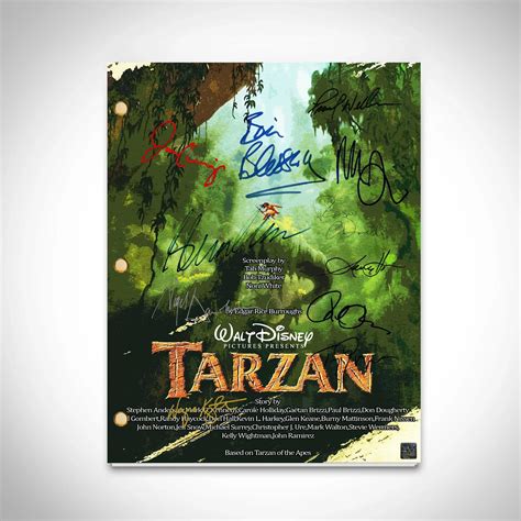 Tarzan Script Transcript From The Screenplay And Or