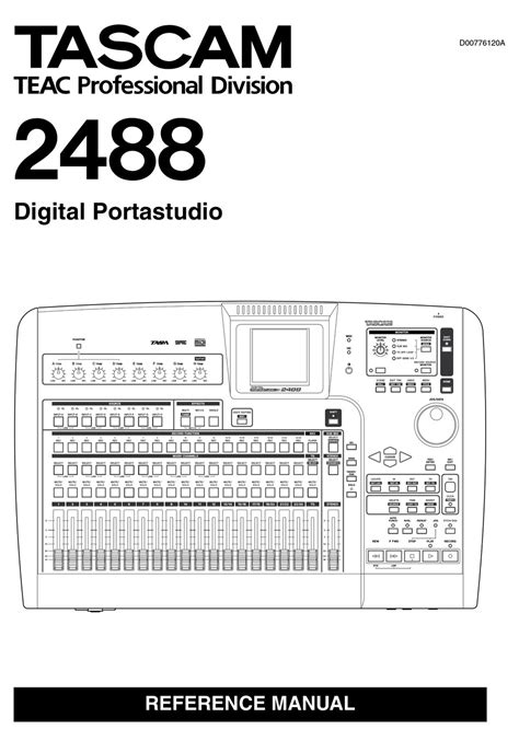Read Online Tascam 2488 Neo Owners Manual 