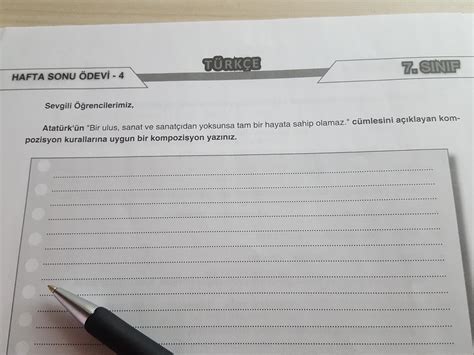 tatil kompozisyon acil ödev. 