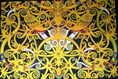 tato batik kalimantan