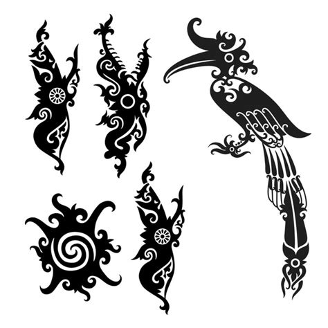 tattoo dayak batik