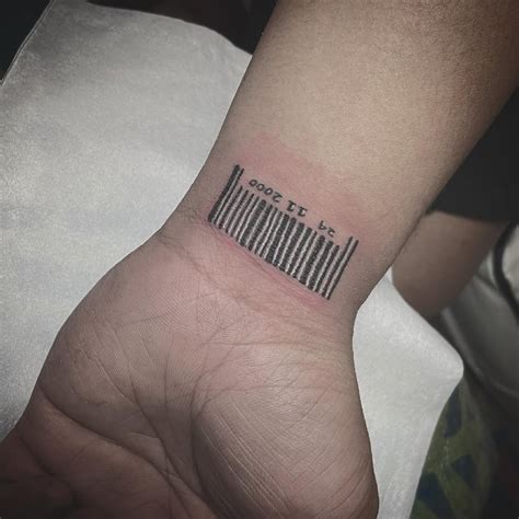 Tattoo Of Barcode