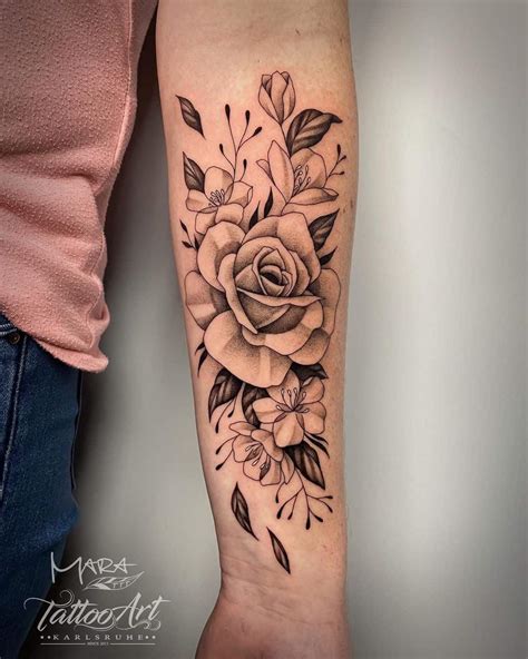Tattoo Rose Forearm