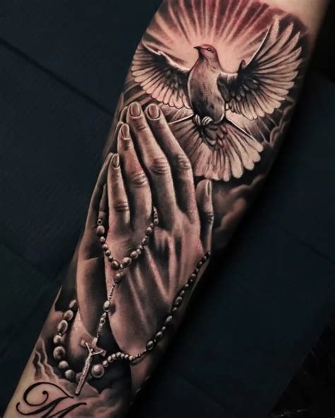 Tattoos Of Hands Praying