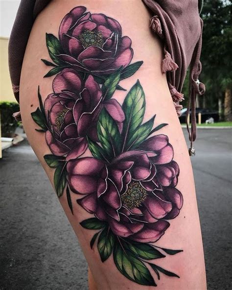 Tattoos Org Flower Leg Tattoo Artist G A Flowers On Leg Tattoo - Flowers On Leg Tattoo