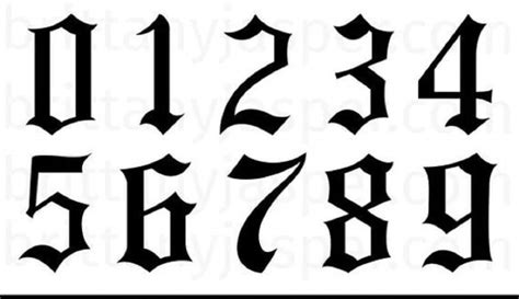 Tatuajes De Numeros