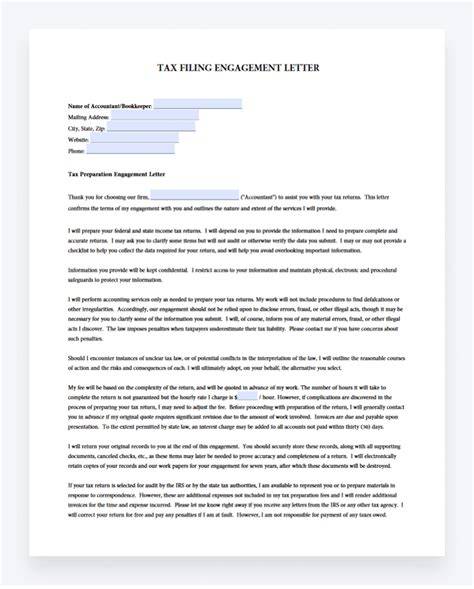 tax client letter sample