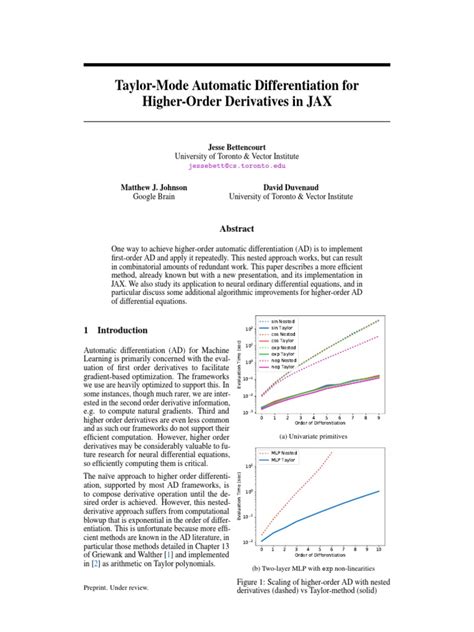 Taylor Mode Automatic Differentiation For Higher Order
