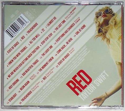 taylor swift red deluxe edition tracklist