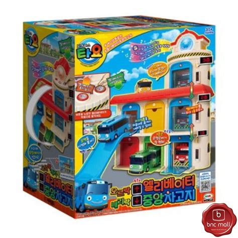 Tayo The Little Bus Elevator Central Garage Kids Play Set 3 Years  Exclude Car - Tayo Slot