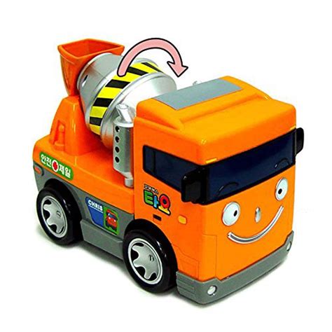 Tayo The Little Bus Heavy Equipment Deluxe Play Set With 5 Mini Car Tayo Playtoy - Tayo Slot
