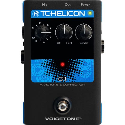 tc helicon voicetone c1 vocal auto tune