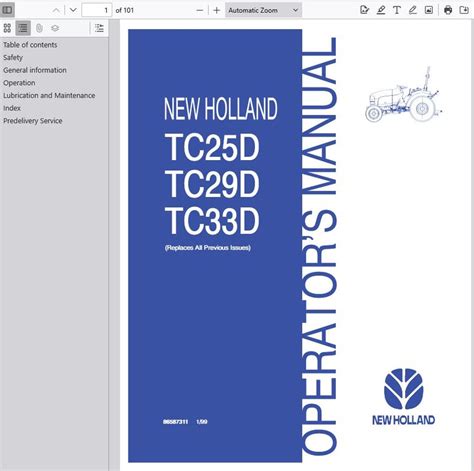 Tc25d Operators Manual
