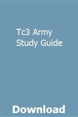 tc3 army study guide