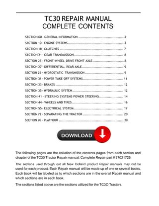 tc30 service manual