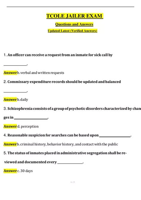tcleose jailer test