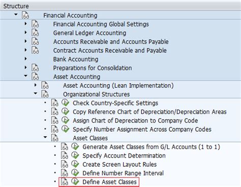Tcode To Create Asset Class In Sap