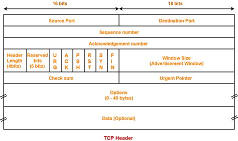 Tcp Header Format