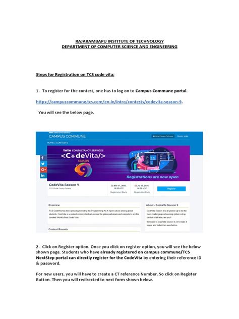 Tcs Codevita Registration