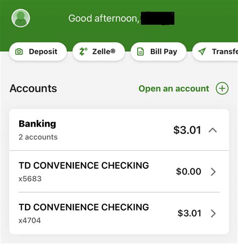 Td Convenience Checking