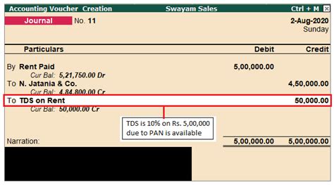 Tds Deduction Entry Can Be Made Through