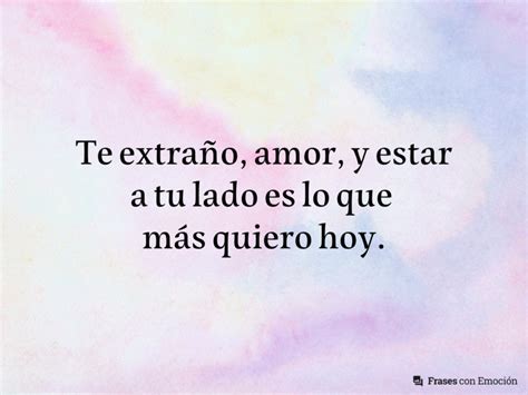 Te Extraño Frases