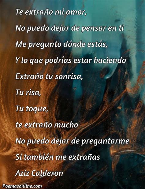 Te Extraño Letra