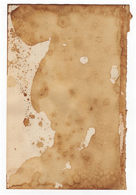 tea stained paper