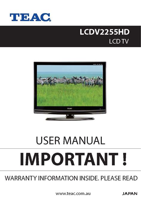 Read Online Teac Tv User Guide 