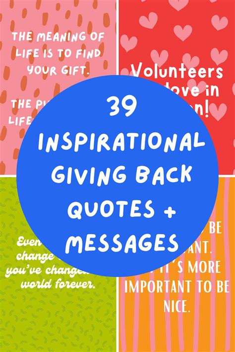 teach kids to give back quotes and sayings