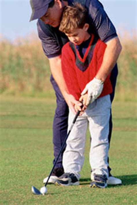 teach kids to golf