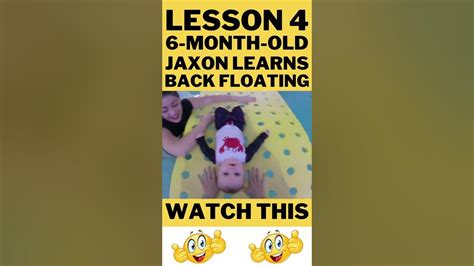 teach toddler to float on back