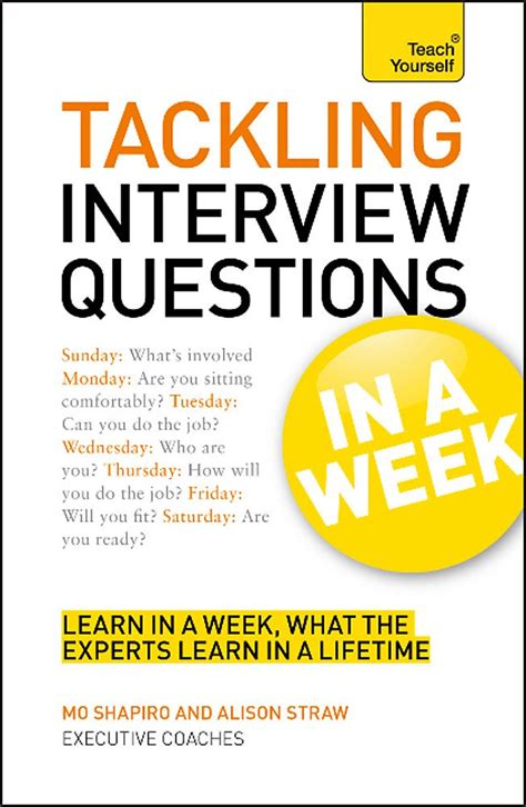 Teach Yourself Tackling Interview Questions In A Week