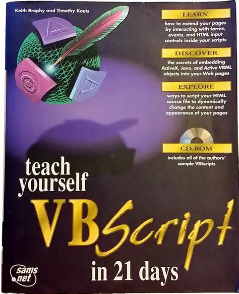 Teach Yourself Vbscript In 21 Days Sams Teach Yourself
