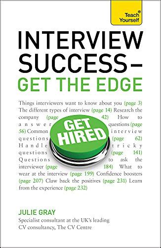 Read Online Teach Yourself Interview Success Get The Edge 