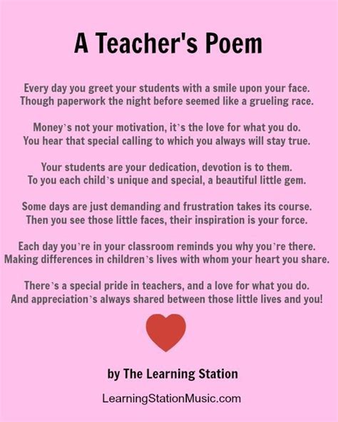 Teacher 039 S Inspirational Poem To Grade Four Poems For Grade 4 - Poems For Grade 4