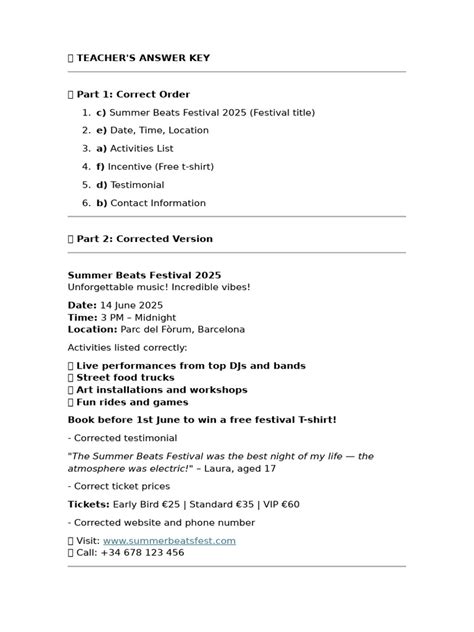 Teacher Answer Key Concept Map Evolutionary Theory
