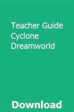teacher guide dreamworld cyclone