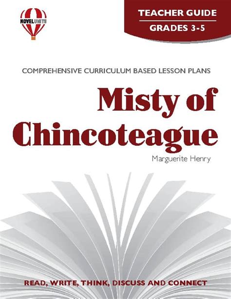 teacher study guides for misty of chincoteague