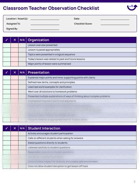 Download Teacher Observation Report Of The Student Centered Classroom 