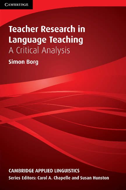 Read Online Teacher Research In Language Teaching A Critical Analysis Cambridge Applied Linguistics 