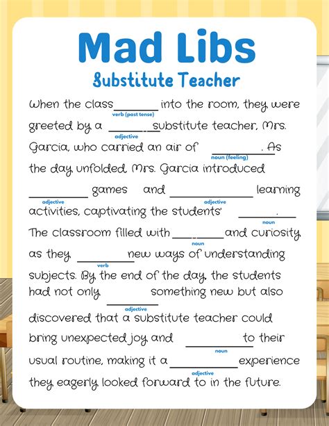 Teachers Rule Mad Libs