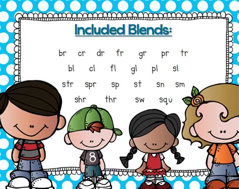 Teaching Blends In First Grade Blue Skies With Blend Activities For First Grade - Blend Activities For First Grade