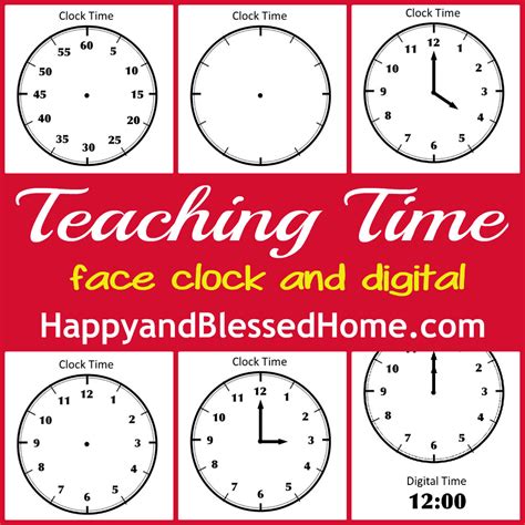 Teaching Clock To Kindergarten   Teaching The Concept Of Time To Preschoolers Empowered - Teaching Clock To Kindergarten