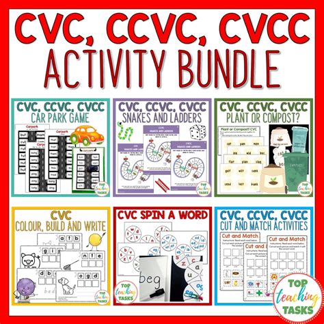 teaching cvcc words activities